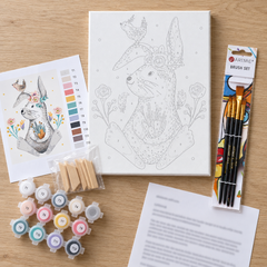 Maľovanie podľa čísel BIG Bunny – maľovanie doma