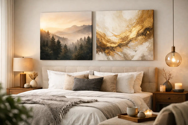 Obrazy do spálne, ktoré menia atmosféru