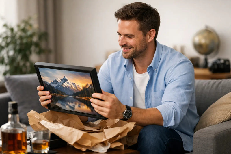 Obraz ako darček pre muža? Áno, ak vie trafiť