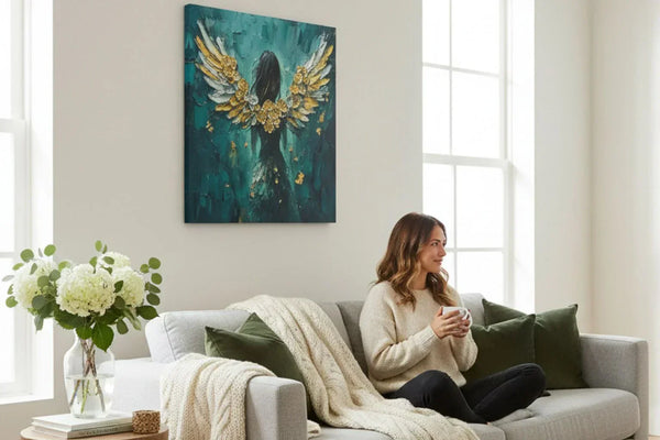 Aký obraz nad sedačkou bude vyzerať naozaj dobre? – obrazy a dekorácie na stenu | Papilora