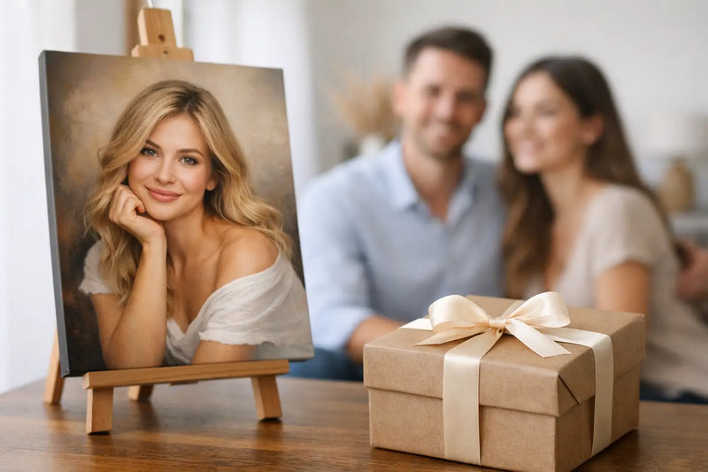 Portrét na plátne ako darček? Áno