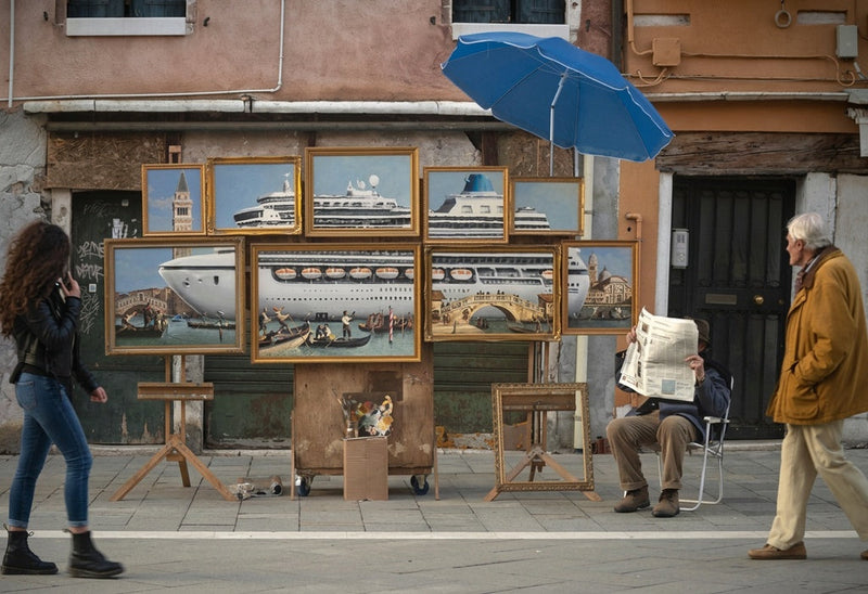 Banksy odhalený pri obraze v Benátkach – obrazy a dekorácie na stenu | Papilora