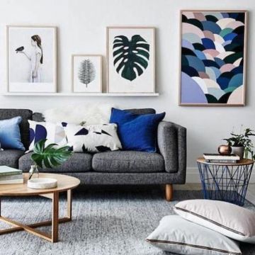 Zabudnite na jednoduchosť. Hitom tohto roku sú farebné interiéry – obrazy a dekorácie na stenu | Papilora