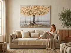 Maľovaný obraz na stenu STROM  120x90 cm