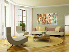 Obraz na plátne ŠTYRI ROČNÉ OBDOBIA – Alfons Mucha | rôzne rozmery