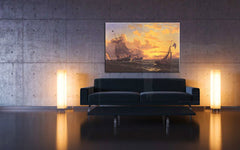 Obraz na plátne FRESH BREEZE OF SANDY HOOK – William Bradford | rôzne rozmery