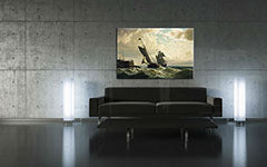 Obraz na plátne MAKING HARBOR – William Bradford | rôzne rozmery