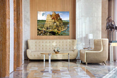 Obraz na plátne BABYLONSKÁ VEŽA – Pieter Brueghel | rôzne rozmery