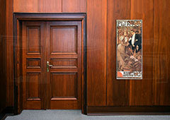 Obraz na plátne FLIRT – Alfons Mucha | rôzne rozmery