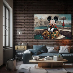 Obraz na plátne - Bohatý Mickey Mouse | rôzne rozmery