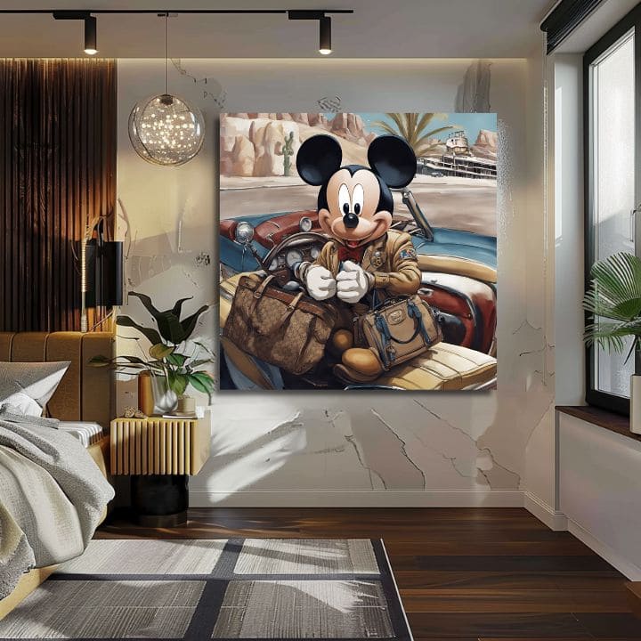 Obraz na plátne - Mickey Mouse na Dovolenke | rôzne rozmery