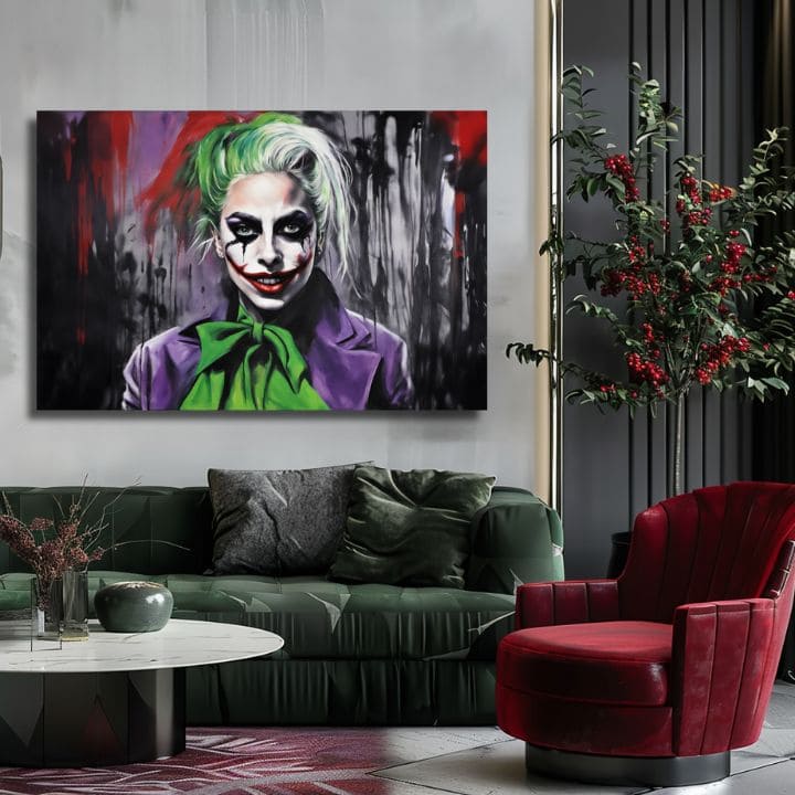 Obraz na plátne - Joker Poker Face | rôzne rozmery