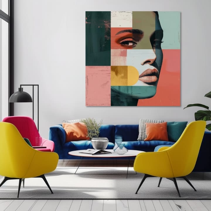 Elegantný obraz ženy Pohľad na svet | rôzne rozmery