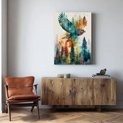 Obraz na plátne Let orla - dynamický motív prírody