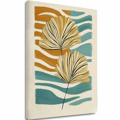 Obraz na plátne Golden Letter - Minimalistický motív