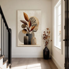 Obraz na plátne Rustikálna Váza - Elegantný Motív