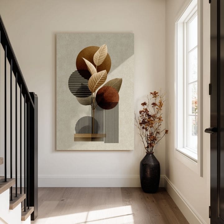 Obraz na plátne Hnedé Vetvičky - Jesenný Motív