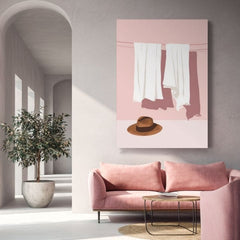 Obraz na plátne Pastelová Bielizeň - Moderný Motív