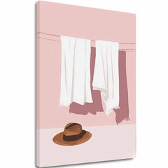 Obraz na plátne Pastelová Bielizeň - Moderný Motív