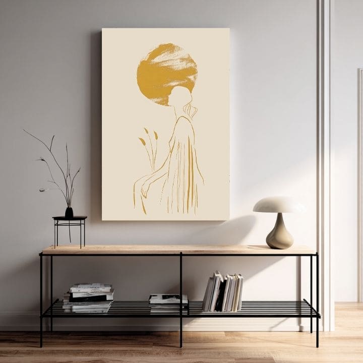 Obraz na plátne Žena v Slnku - Jemný Motív