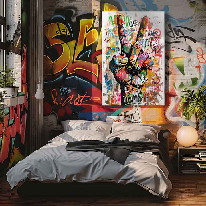 Obraz Peace Hand | Talianske plátno | rôzne rozmery