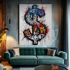 Obraz Dollar Graffiti | Talianske plátno | rôzne rozmery