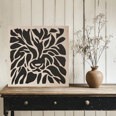 Obraz na dreve Aslan - Kráľ severných lesov