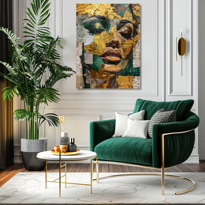 Elegantný obraz ženy Smaragdový sen | rôzne rozmery