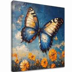 Obraz motýľov Slnečný deň - 100% originál domaľovaný akrylom