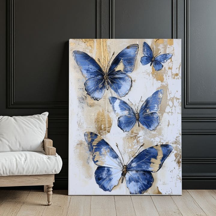 Obraz motýľov Nebeský šepot - 100% originál domaľovaný akrylom