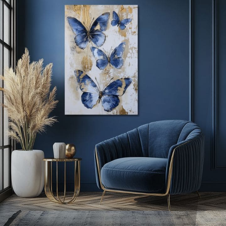 Obraz motýľov Nebeský šepot - 100% originál domaľovaný akrylom