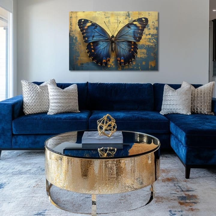 Obraz motýľov Krídla večnosti - 100% originál domaľovaný akrylom