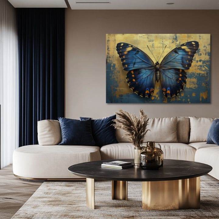 Obraz motýľov Krídla večnosti - 100% originál domaľovaný akrylom