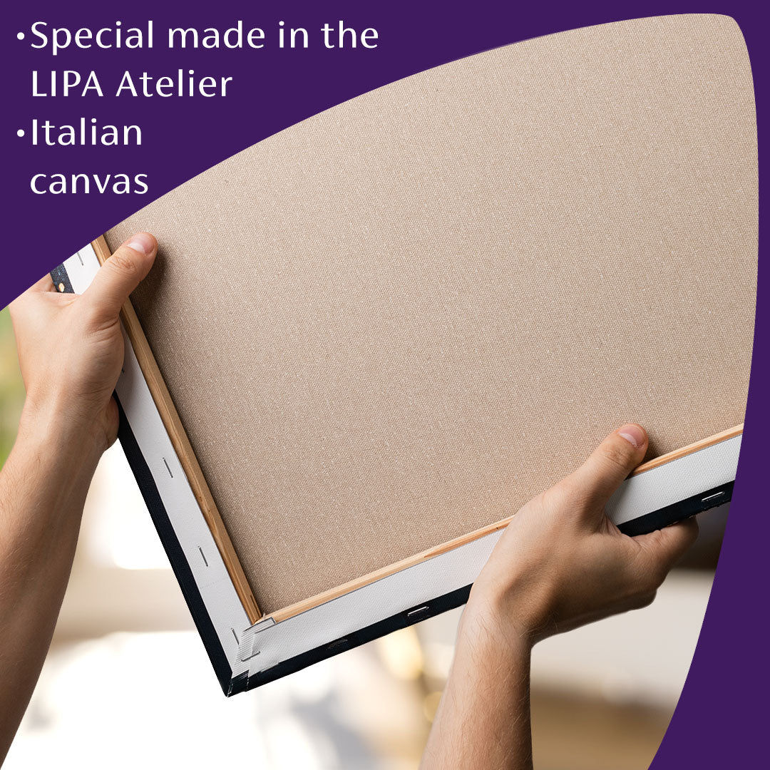 Ježiš v modlitbe | domaľovaný akrylom a zlatými plátkami