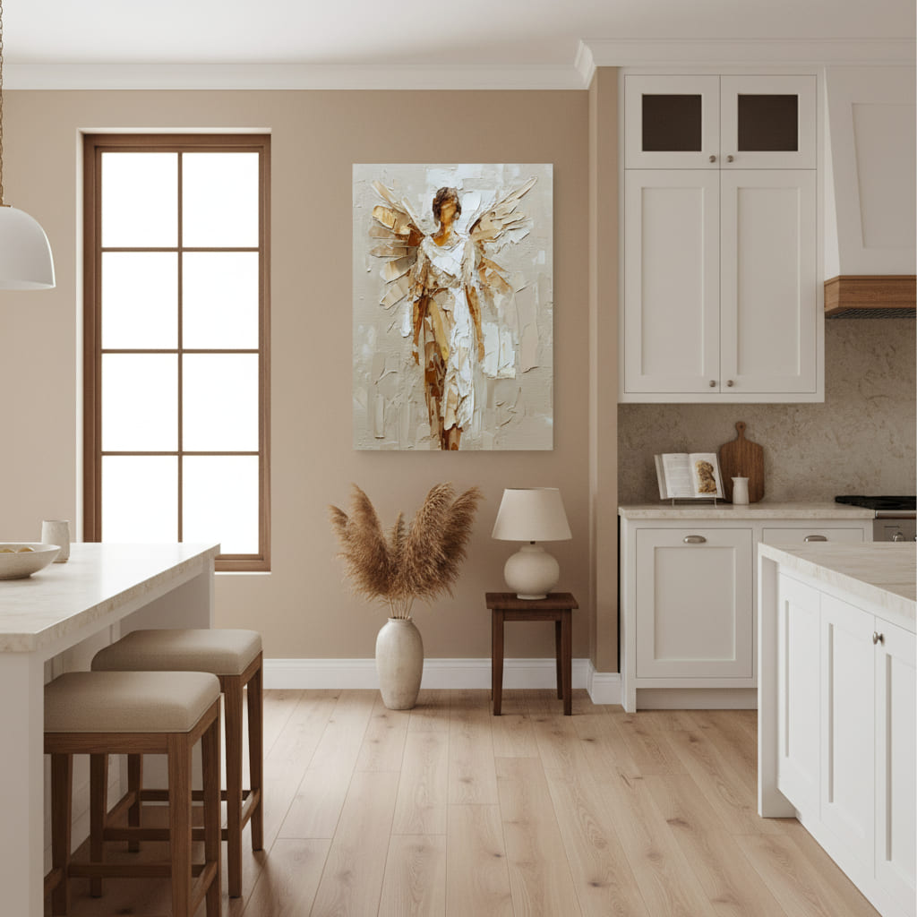 Obraz anjela Akrylové krídla | 100% originál domaľovaný akrylom