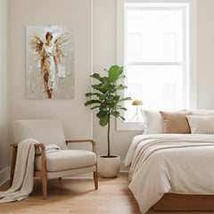 Obraz anjela Akrylové krídla | 100% originál domaľovaný akrylom