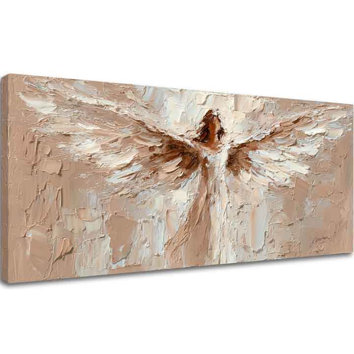 Obraz anjela Božské objatie | 100% originál domaľovaný akrylom