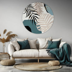 Okrúhle obrazy s akrylom Dotyk džungle | rôzne rozmery | rôzne rozmery