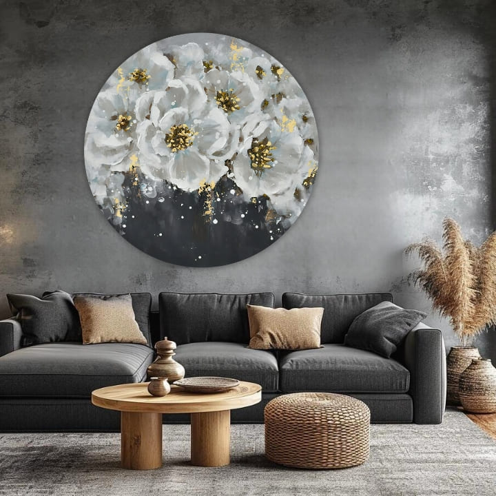 Okrúhle obrazy s akrylom Večerný tanec | rôzne rozmery | rôzne rozmery