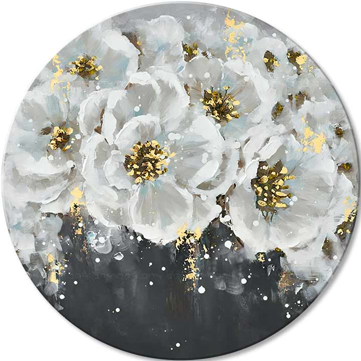 Okrúhle obrazy s akrylom Večerný tanec | rôzne rozmery | rôzne rozmery