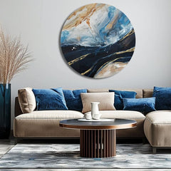 Okrúhly maľovaný obraz Zvuk oceánu | rôzne rozmery | rôzne rozmery