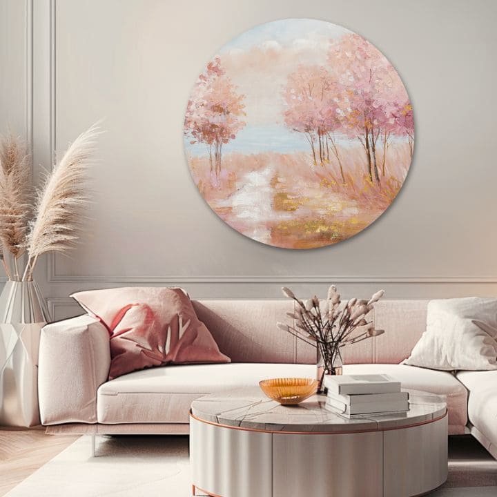 Okrúhly maľovaný obraz Vysnený život | rôzne rozmery | rôzne rozmery