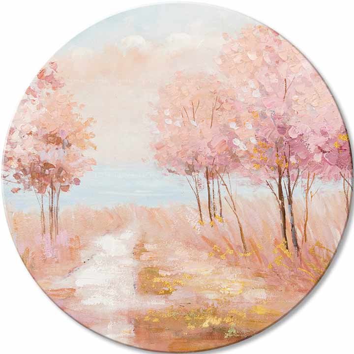 Okrúhly maľovaný obraz Vysnený život | rôzne rozmery | rôzne rozmery