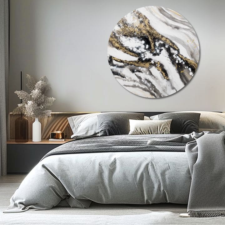 Okrúhly maľovaný obraz Príbeh zeme | rôzne rozmery | rôzne rozmery