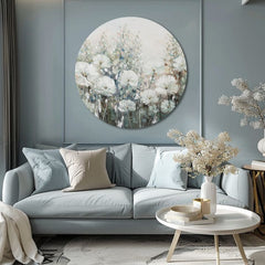 Okrúhly maľovaný obraz Jarná symfónia | rôzne rozmery | rôzne rozmery