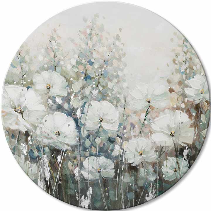 Okrúhly maľovaný obraz Jarná symfónia | rôzne rozmery | rôzne rozmery