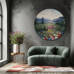 Okrúhly maľovaný obraz Ranná pohoda | rôzne rozmery | rôzne rozmery