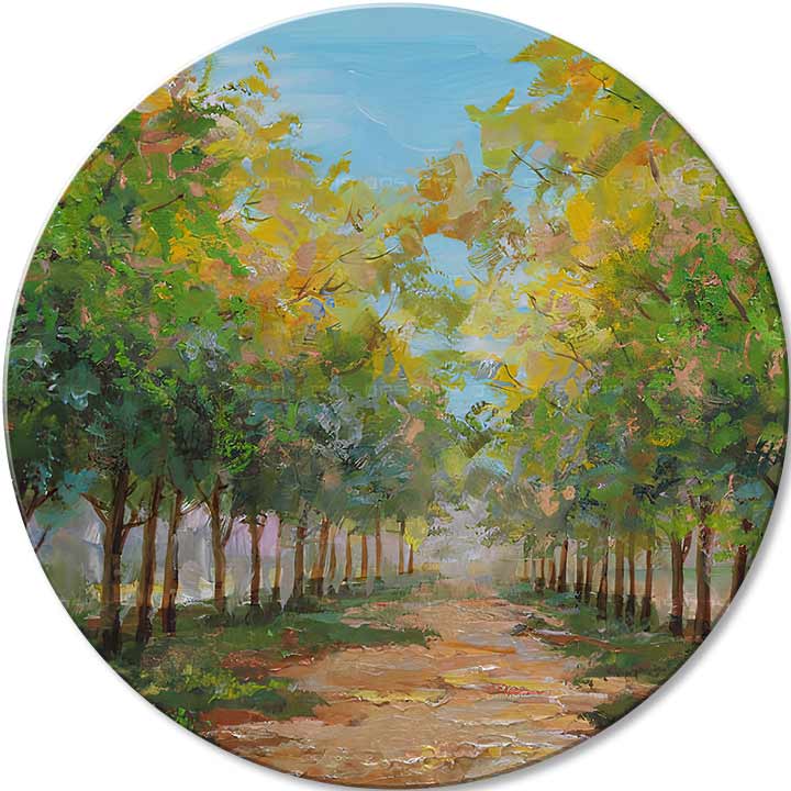 Okrúhly maľovaný obraz Inšpirácia | rôzne rozmery | rôzne rozmery