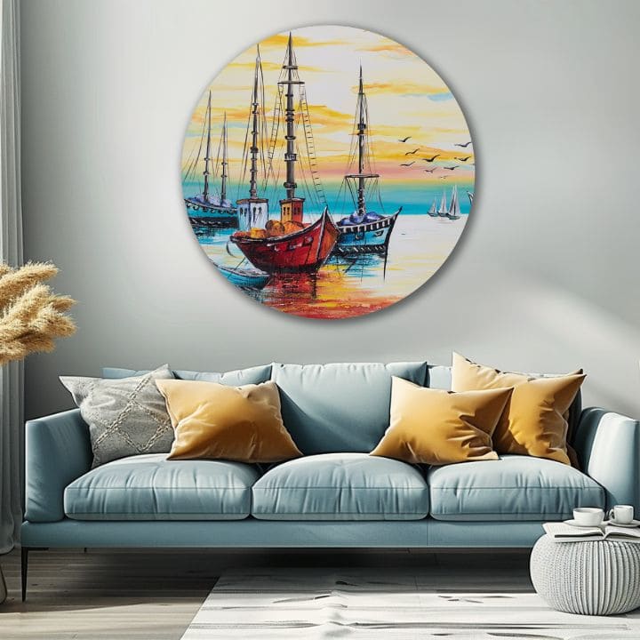 Okrúhly maľovaný obraz Nekonečná krása | rôzne rozmery | rôzne rozmery