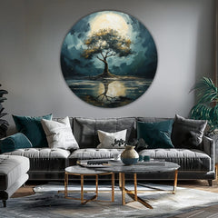 Okrúhle obrazy s akrylom Odlesky prírody | rôzne rozmery | rôzne rozmery